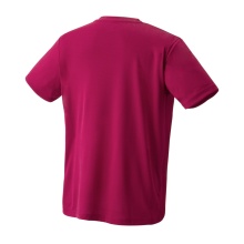 Yonex Sport T-shirt Crew Neck Stripes 2023 red Men